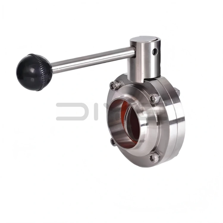 हल्का एसएमएस सेनेटरी बटरफ्लाइ भल्भ