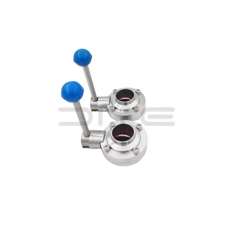 सेनेटरी वेल्ड बटरफ्लाइ भल्भ